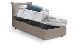 Letto singolo Alzavola, con materasso Cm 80x190 incluso,<Dmora Hot
