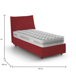 Letto singolo Animal, con materasso Cm 90x190 incluso,<Dmora Clearance