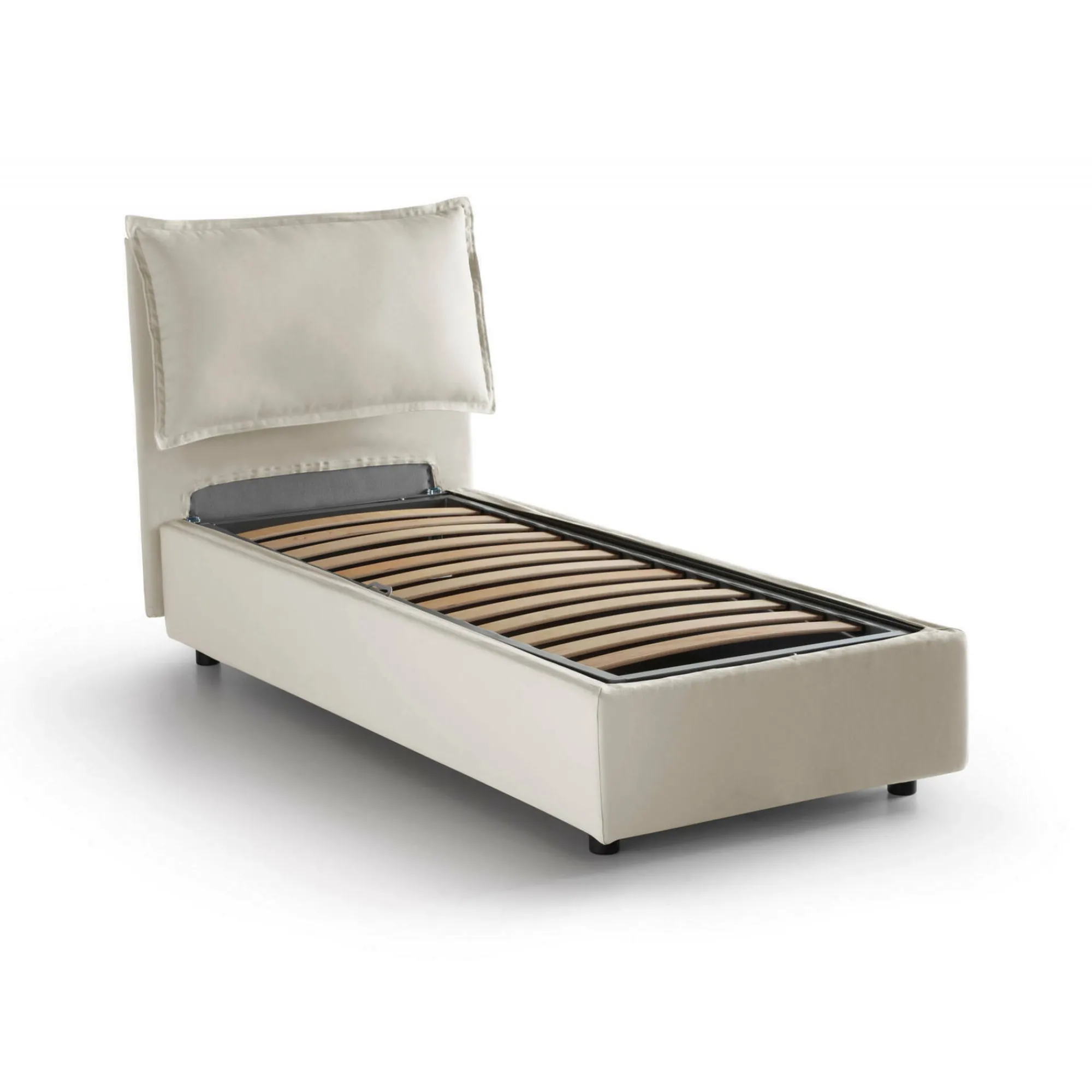 Letto singolo Aphrodite, adatto per materasso Cm 80x190,<Dmora Clearance