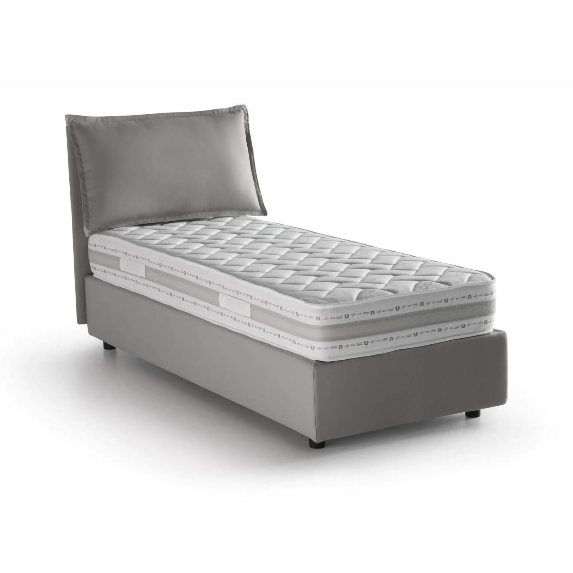 Letto singolo Armaduk, con materasso Cm 80x190 incluso,<Dmora Store