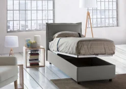 Letto singolo Armaduk, con materasso Cm 80x190 incluso,<Dmora Store