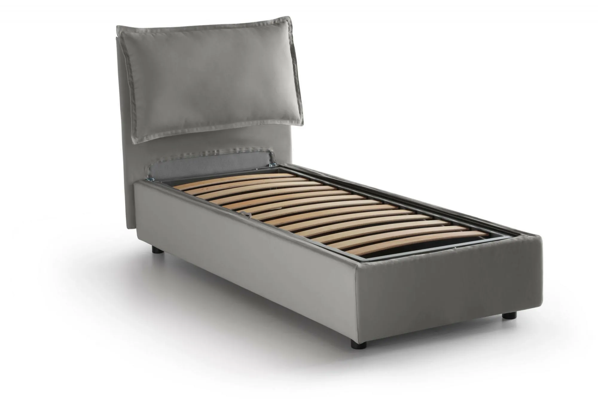 Letto singolo Armaduk, con materasso Cm 80x190 incluso,<Dmora Store