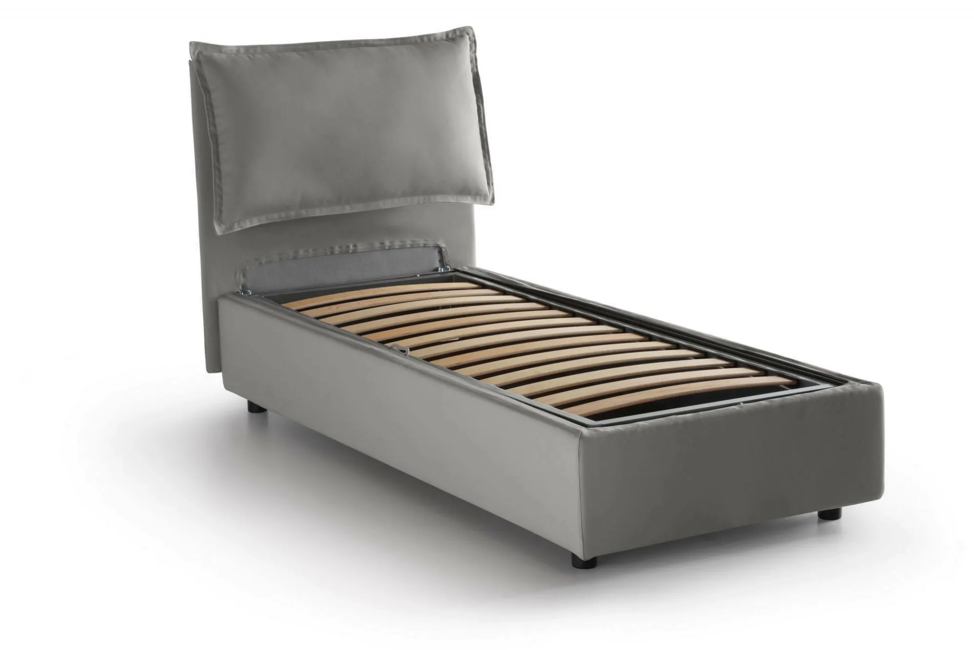 Letto singolo Armaduk, con materasso Cm 80x190 incluso,<Dmora Store
