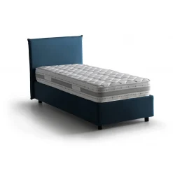 Letto singolo Arminius, con materasso Cm 90x190 incluso,<Dmora New