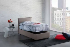 Letto singolo Arminius, con materasso Cm 90x190 incluso,<Dmora Best