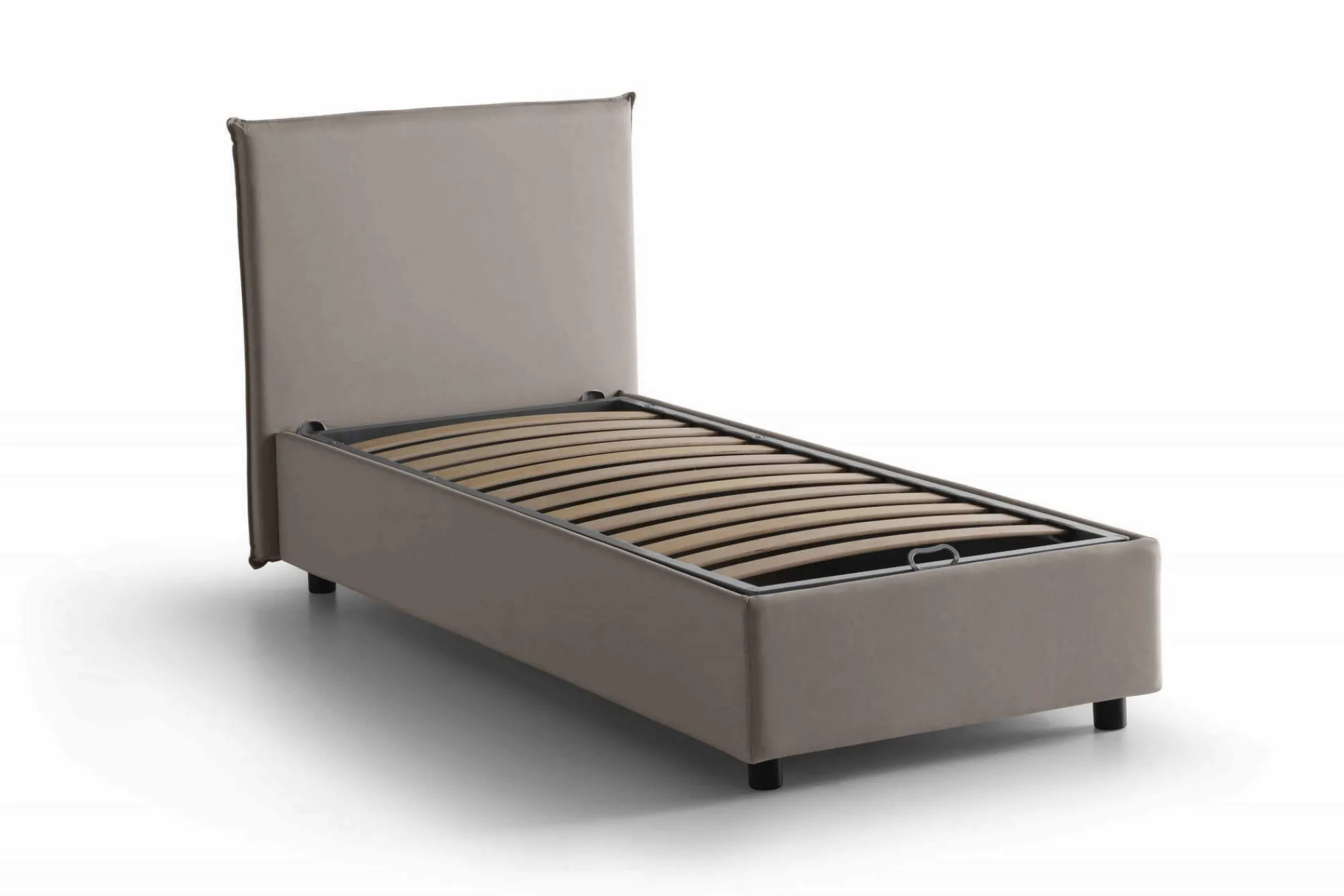 Letto singolo Arminius, con materasso Cm 90x190 incluso,<Dmora Best