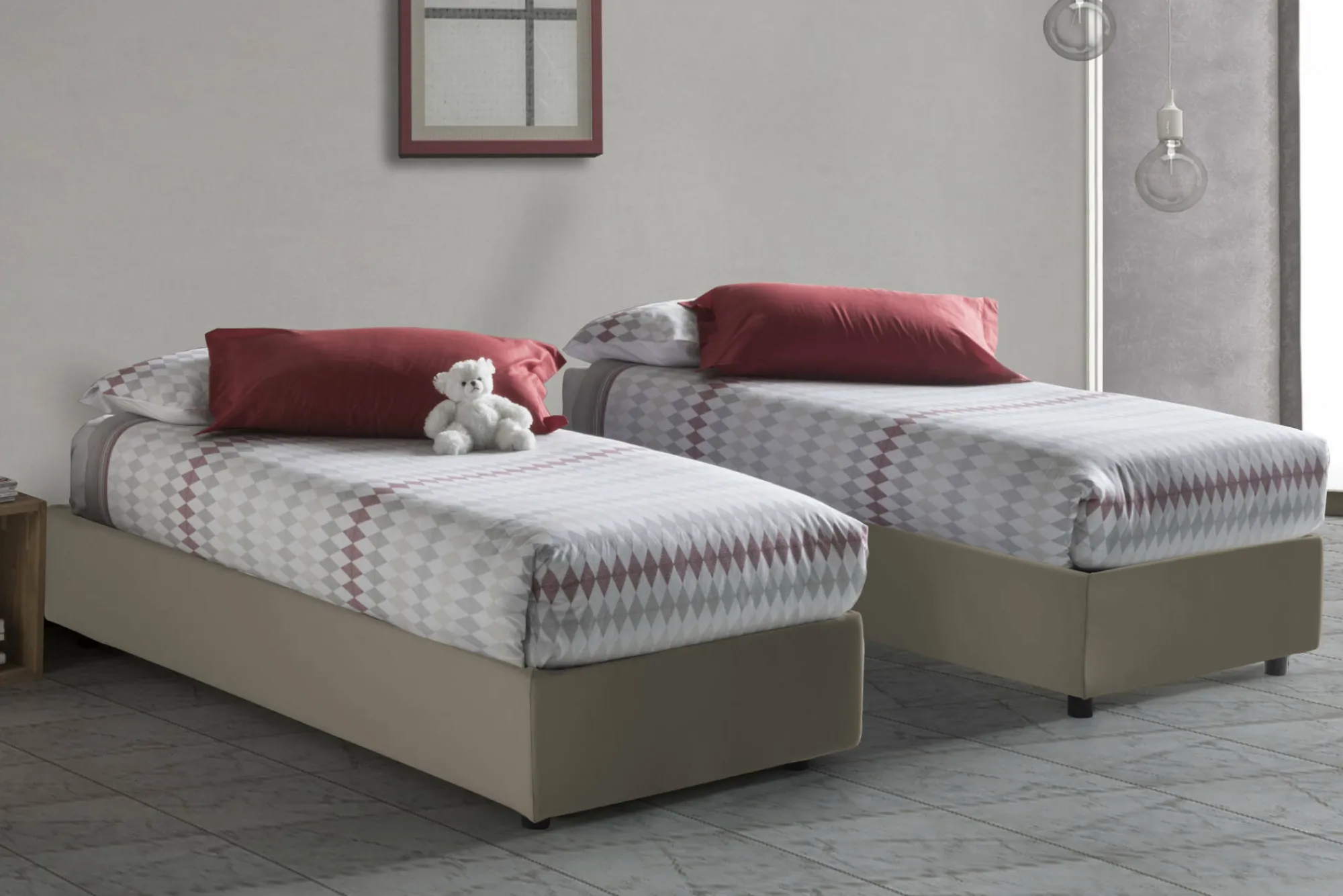 Letto singolo Artesh, adatto per materasso Cm 80x200,<Dmora Online