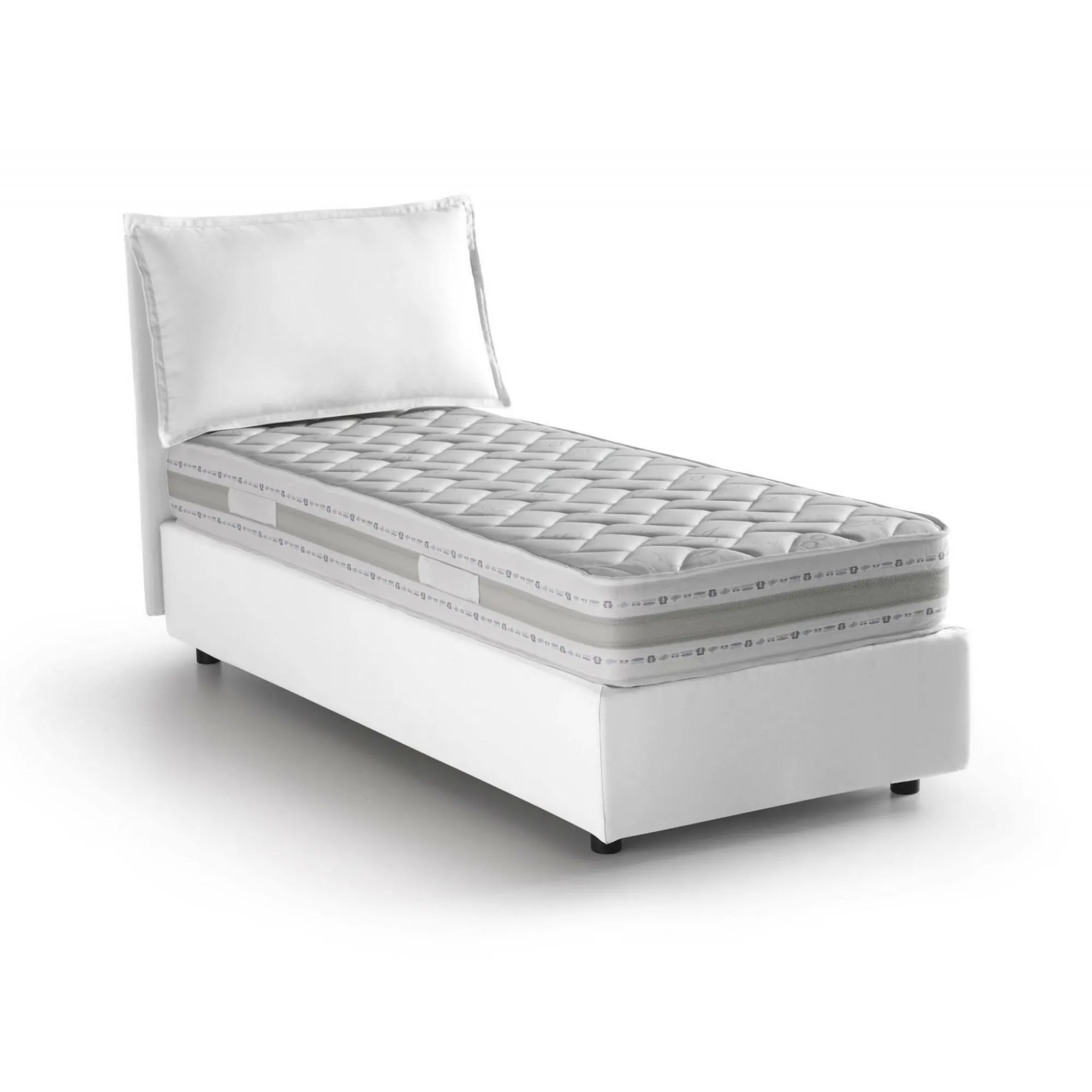 Letto singolo Arzon, con materasso Cm 90x200 incluso,<Dmora Cheap