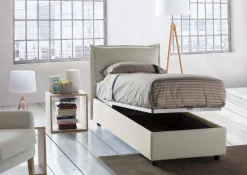 Letto singolo Arzon, con materasso Cm 90x200 incluso,<Dmora Best Sale