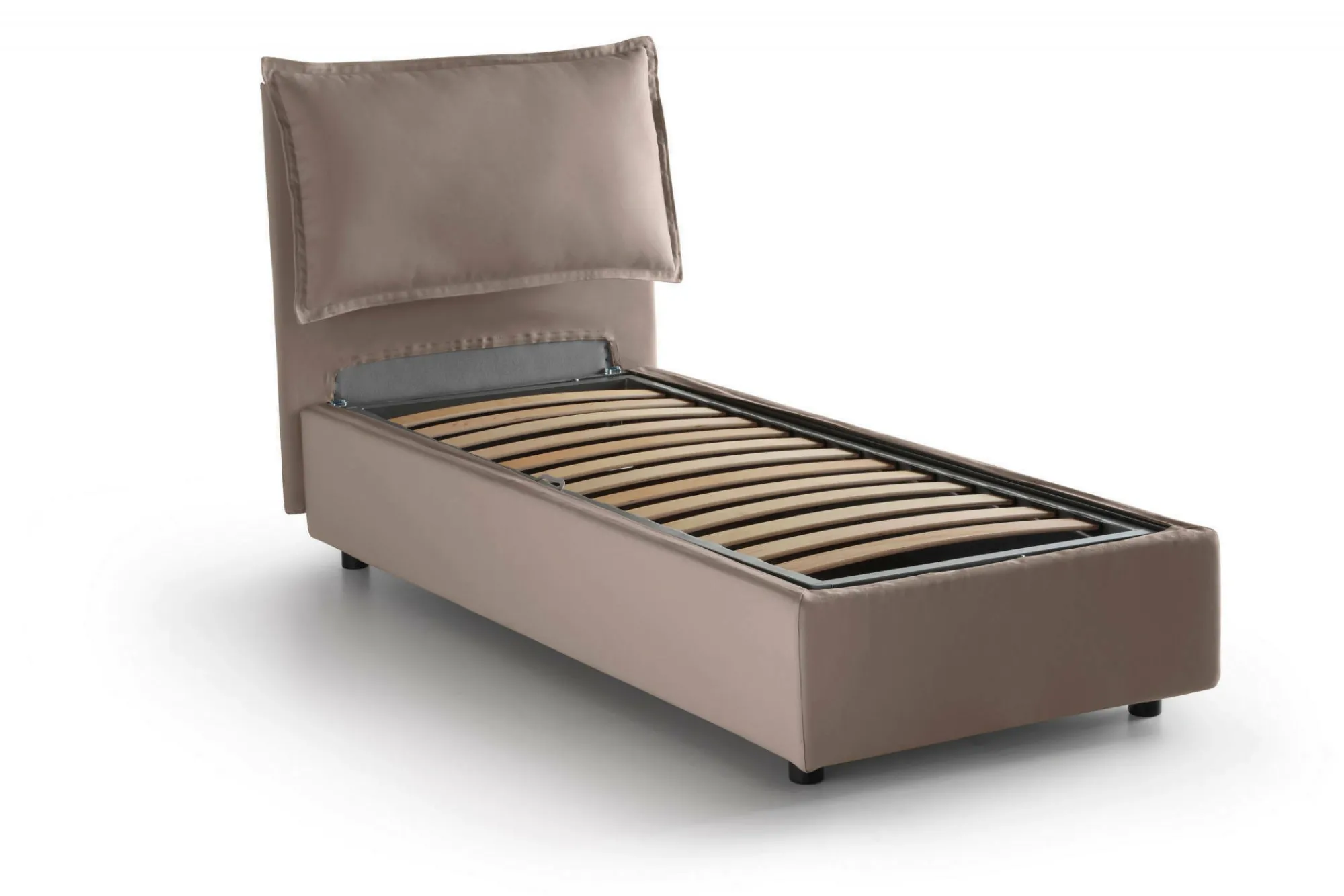 Letto singolo Arzon, con materasso Cm 90x200 incluso,<Dmora Hot