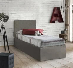 Letto singolo Ascra, Cm 80x190,<Dmora Sale