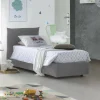 Letto singolo Astianatte, con materasso Cm 80x190 incluso,<Dmora Best