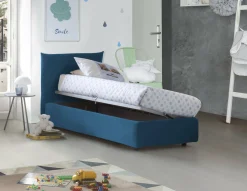 Letto singolo Astianatte, con materasso Cm 80x190 incluso,<Dmora Shop