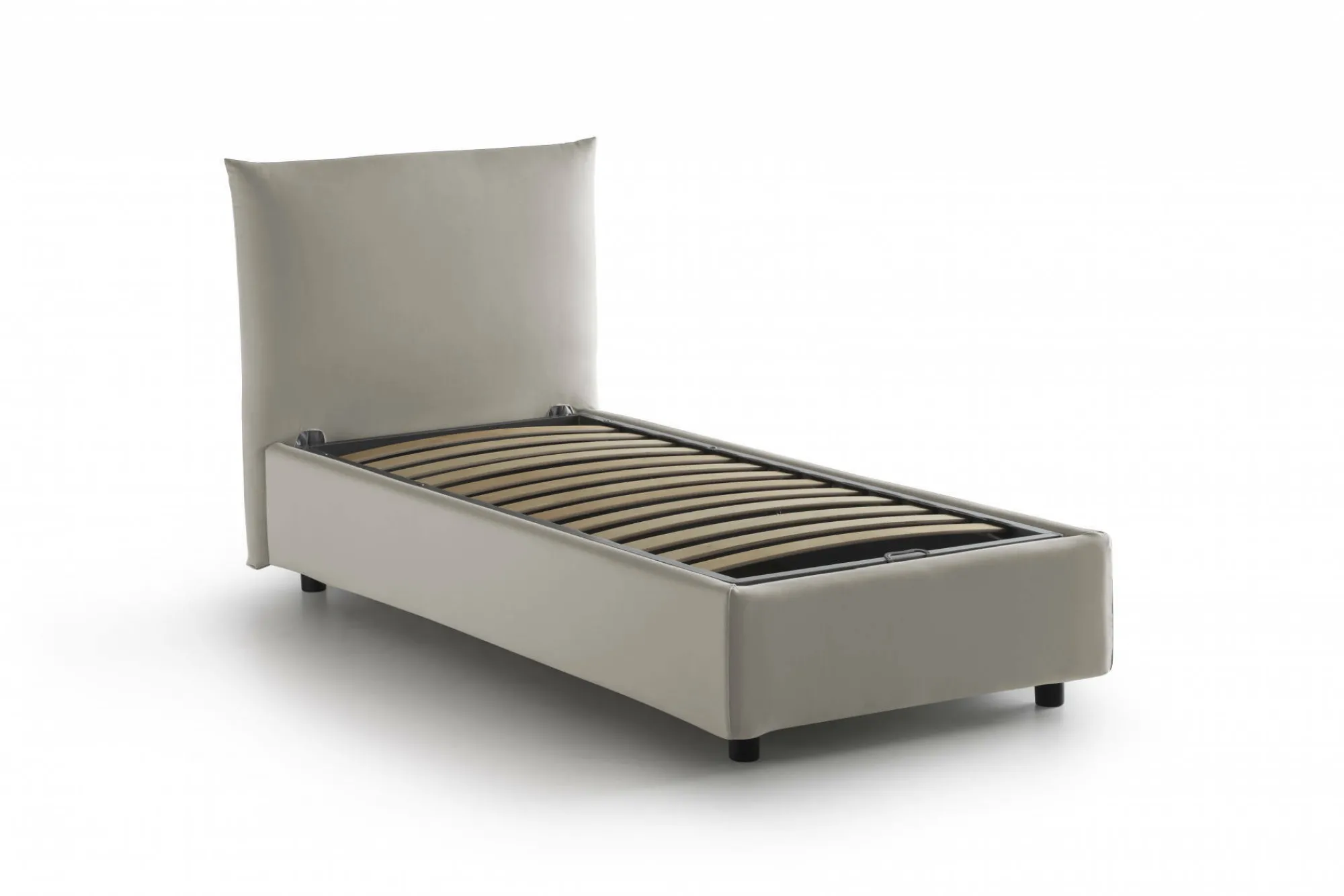 Letto singolo Astianatte, con materasso Cm 80x190 incluso,<Dmora Shop