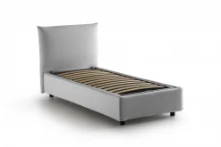 Letto singolo Astianatte, con materasso Cm 80x190 incluso,<Dmora Outlet