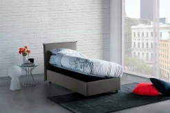 Letto singolo Astor, con materasso Cm 80x190 incluso,<Dmora Clearance