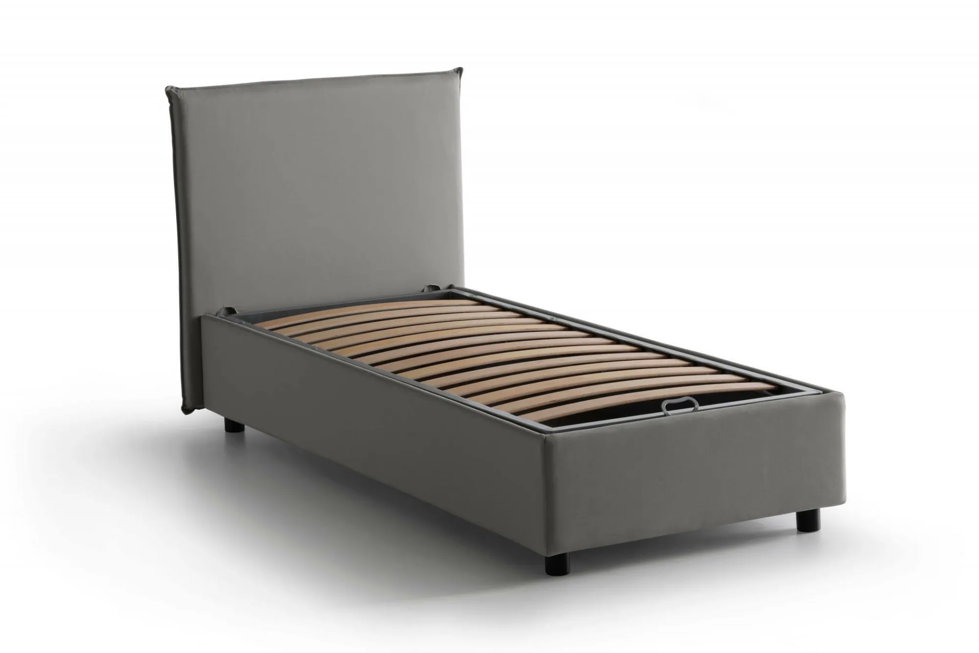 Letto singolo Astor, con materasso Cm 80x190 incluso,<Dmora Clearance