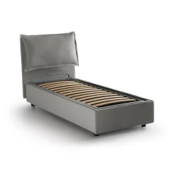 Letto singolo Azzurrino, adatto per materasso Cm 80x200,<Dmora Clearance