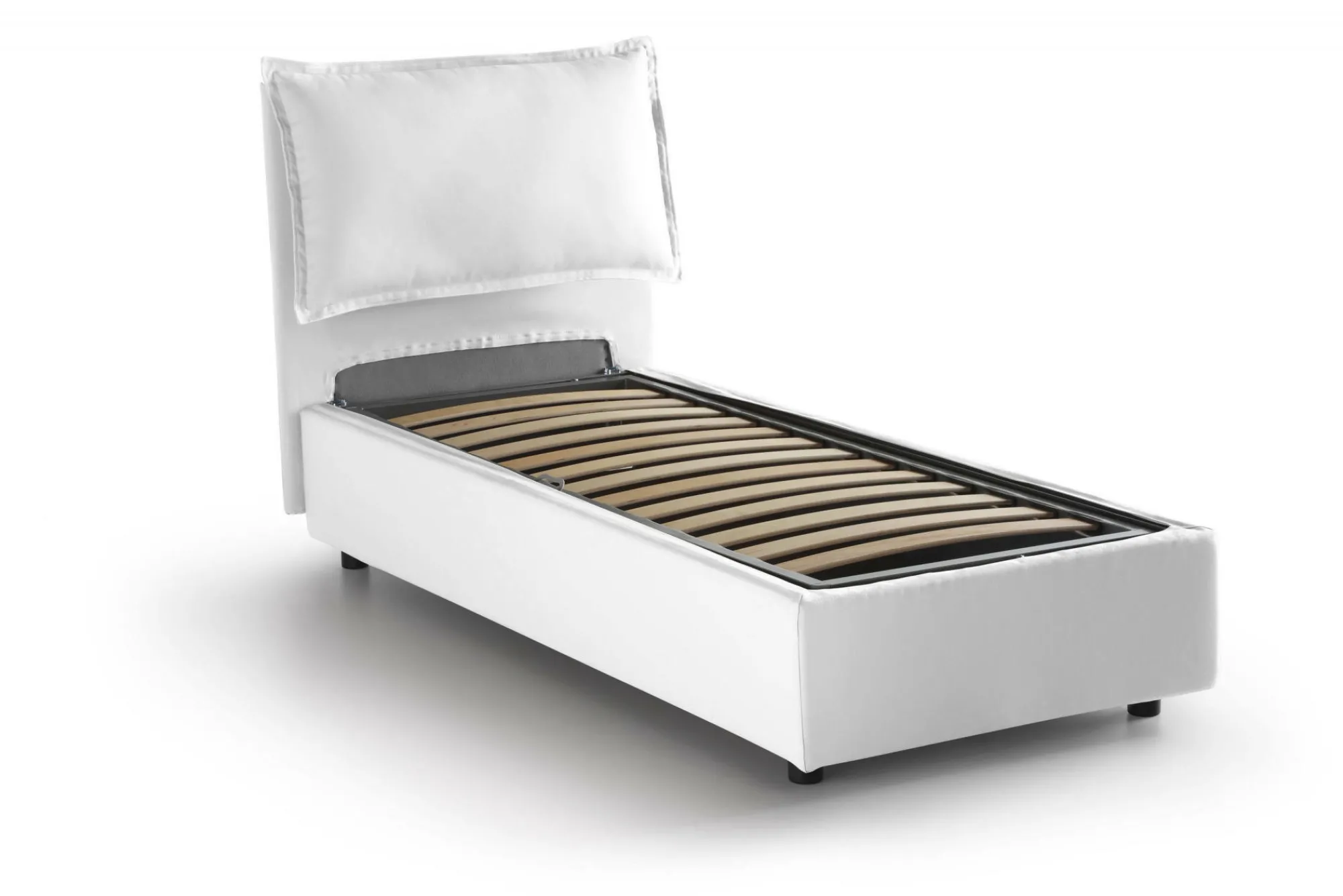Letto singolo Azzurrino, adatto per materasso Cm 80x200,<Dmora Flash Sale