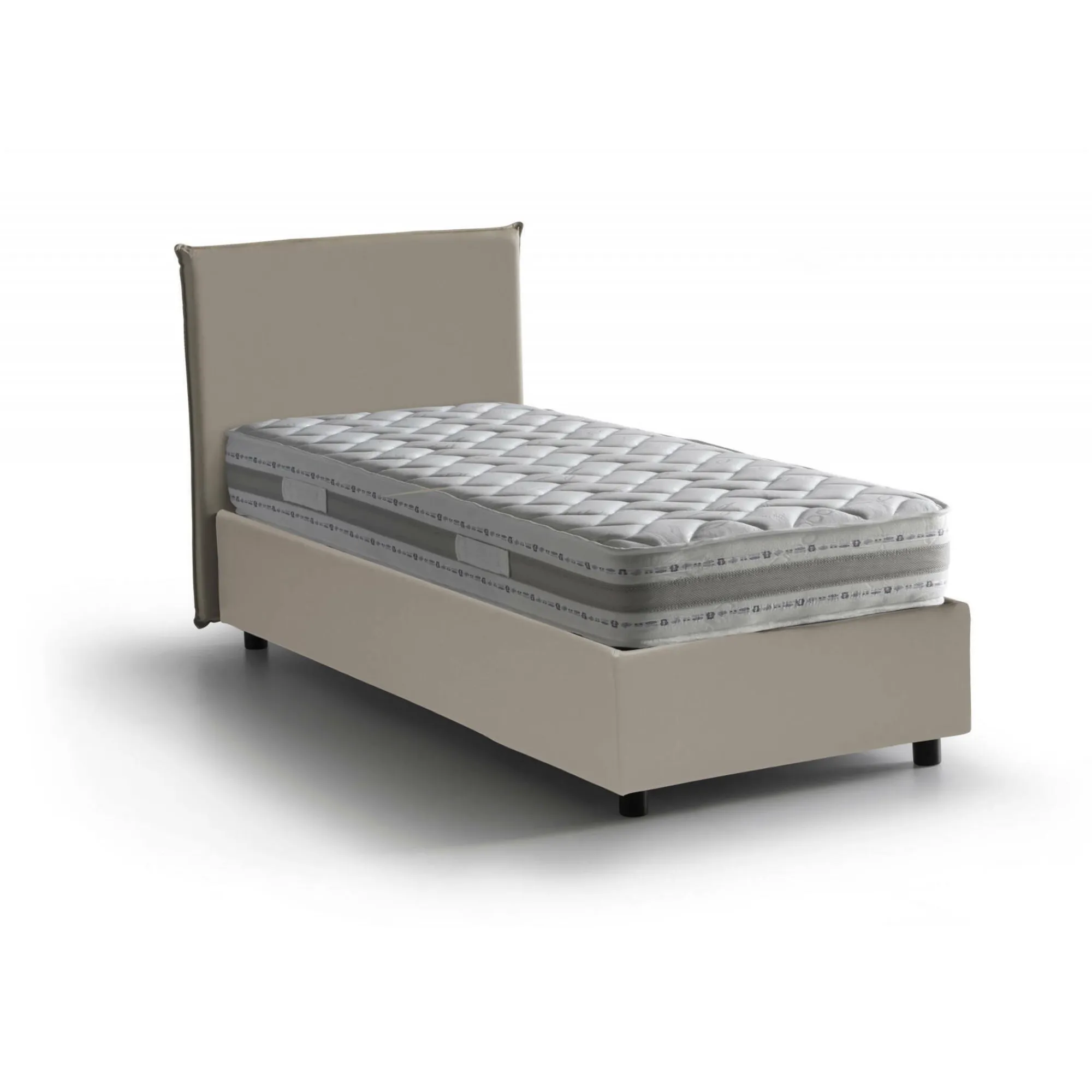Letto singolo Bernarda, con materasso Cm 90x190 incluso,<Dmora Best Sale
