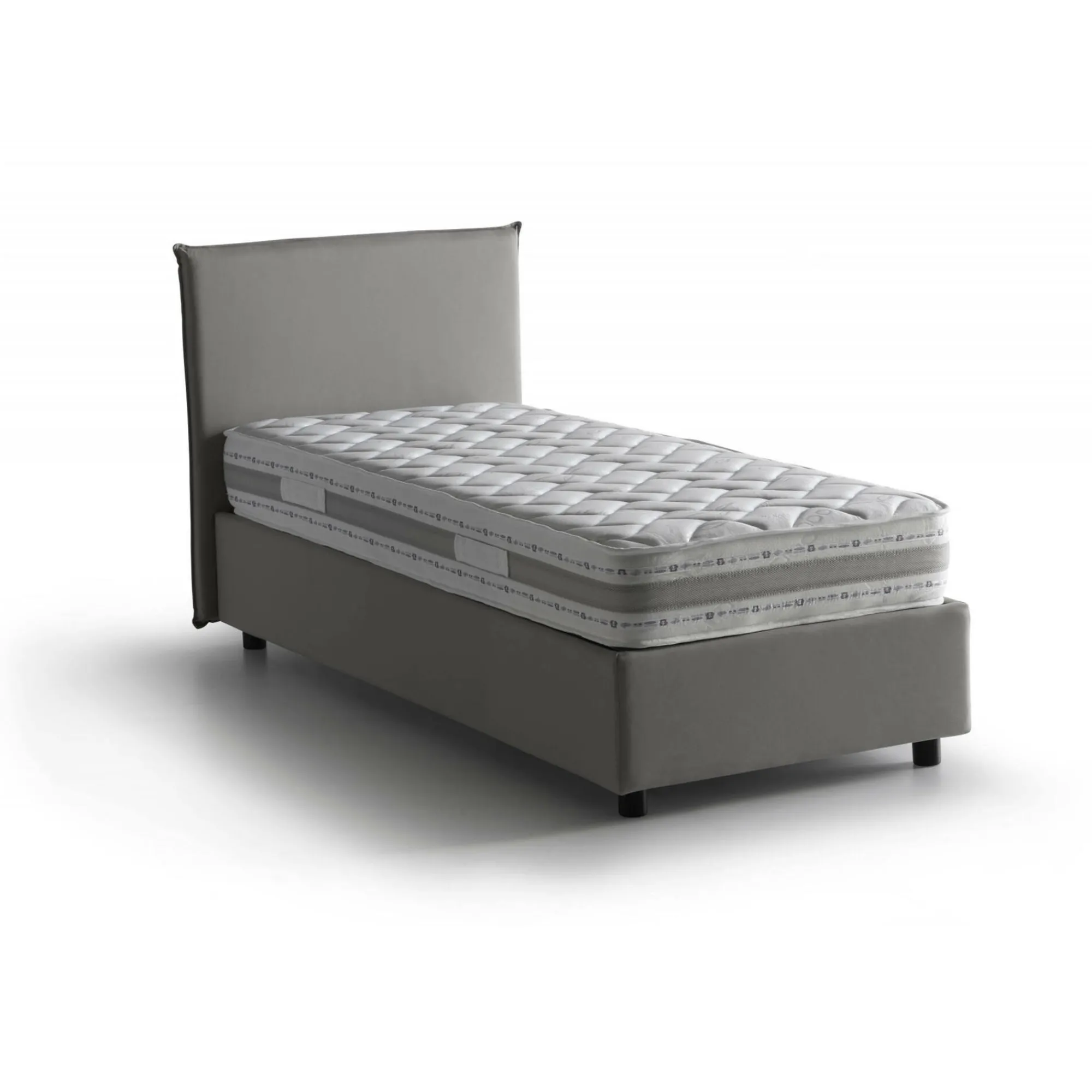 Letto singolo Boudicca, con materasso Cm 80x200 incluso,<Dmora New