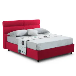 Letto singolo Brendola, Con materasso Cm 80x190 incluso,<Dmora Online