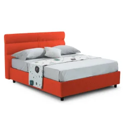 Letto singolo Brez, Adatto a materasso Cm 80x190,<Dmora Shop