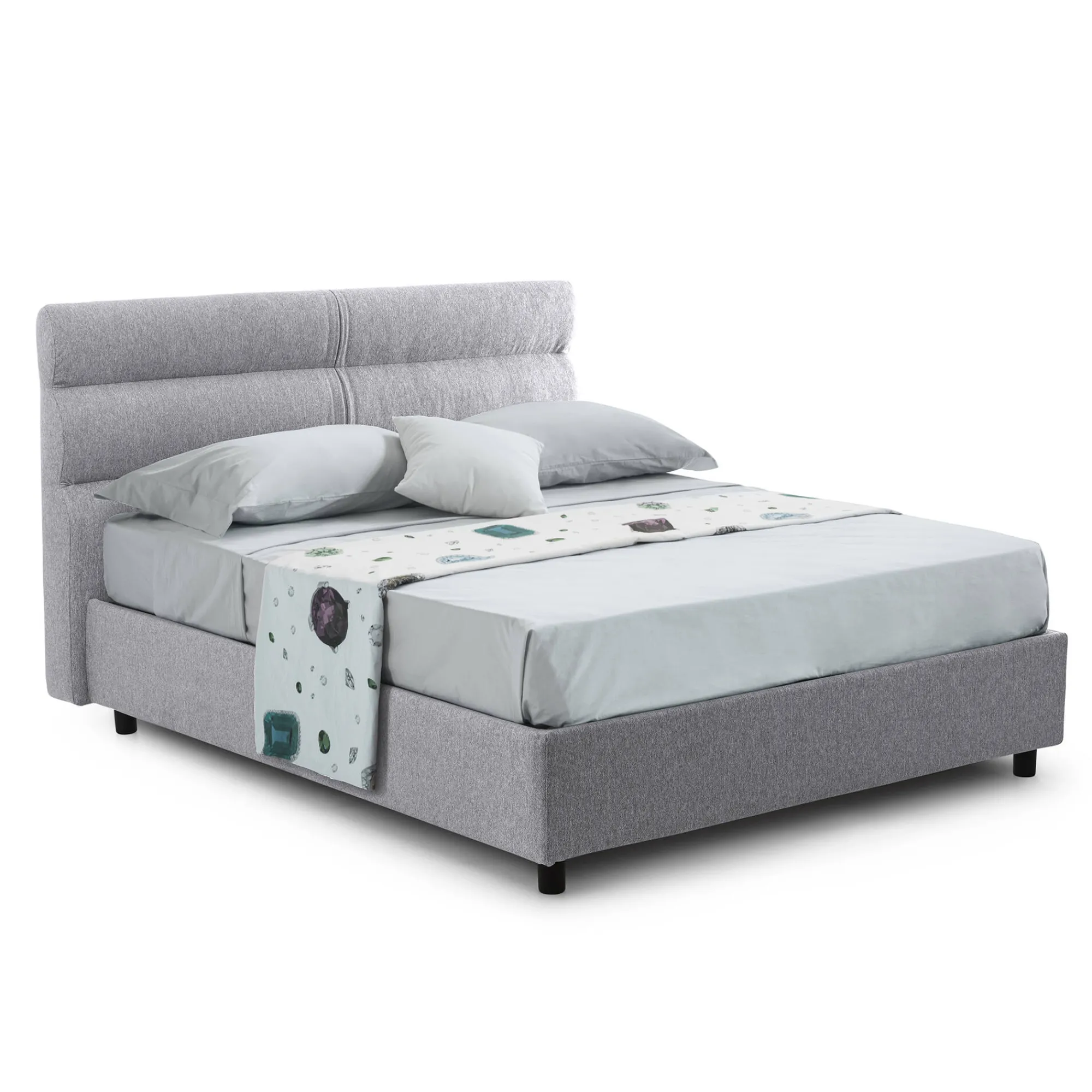 Letto singolo Brez, Adatto a materasso Cm 80x190,<Dmora Outlet