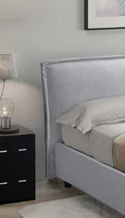 Letto singolo Bruino, Adatto a materasso Cm 80x200,<Dmora New