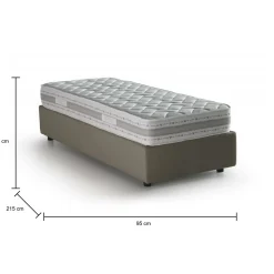 Letto singolo Dalfan, con materasso Cm 80x200 incluso,<Dmora Best Sale