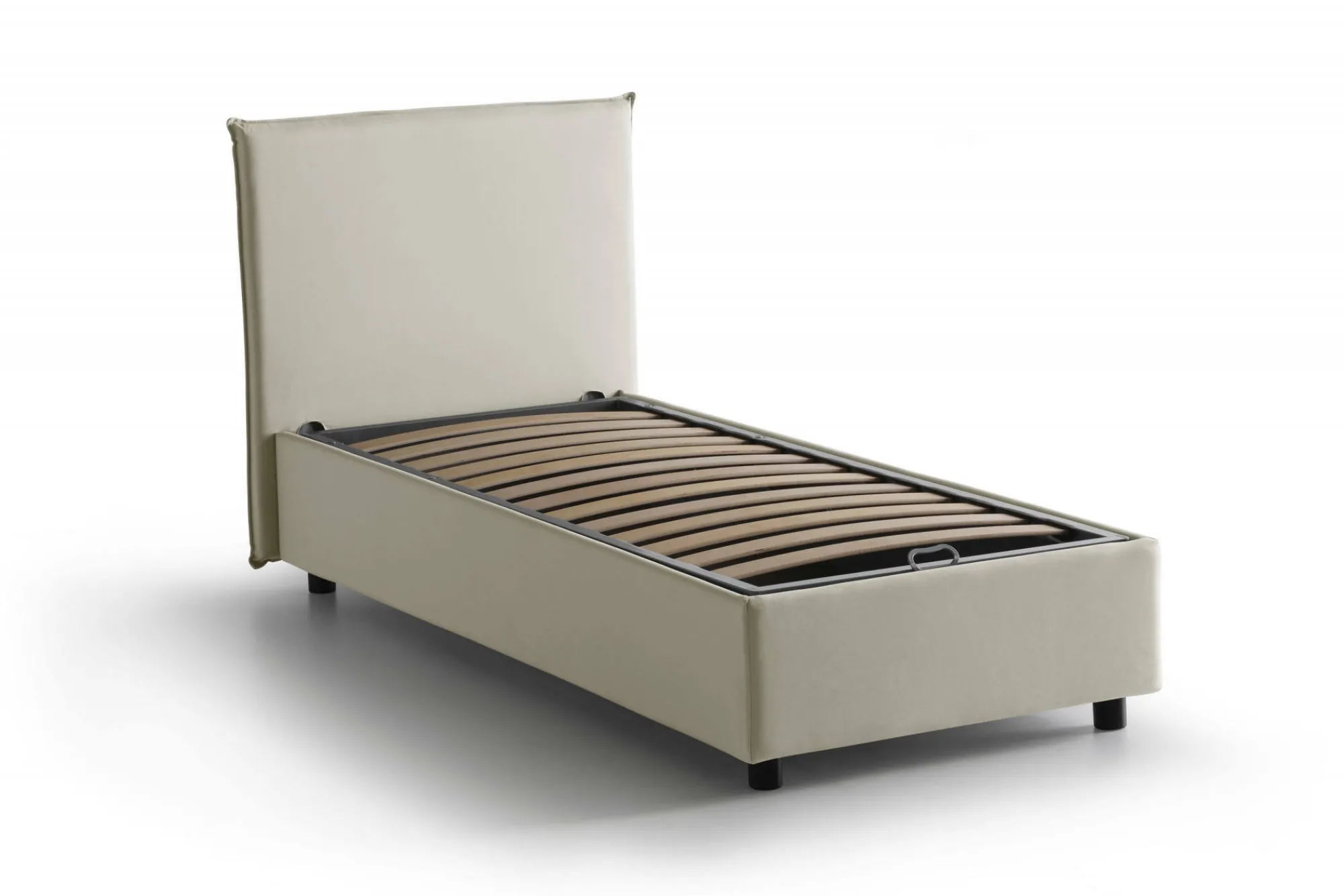 Letto singolo Darut, adatto per materasso Cm 80x190,<Dmora Online