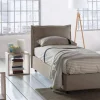 Letto singolo Dloset, con materasso Cm 90x190 incluso,<Dmora Hot
