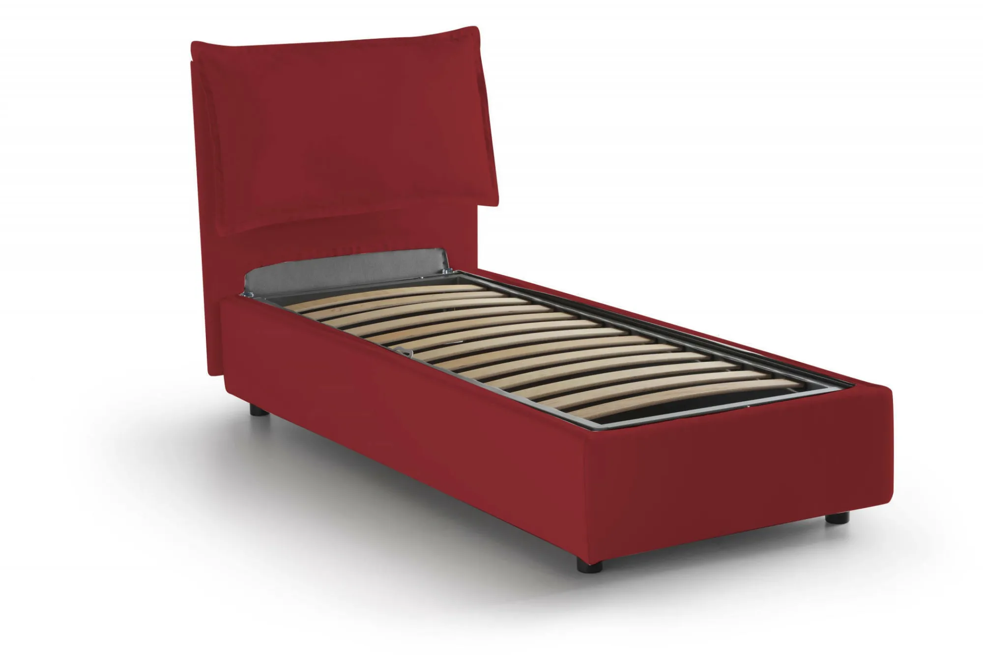 Letto singolo Dmangone, con materasso Cm 80x190 incluso,<Dmora Fashion