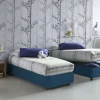 Letto singolo Dmeol, con materasso Cm 90x190 incluso,<Dmora Clearance