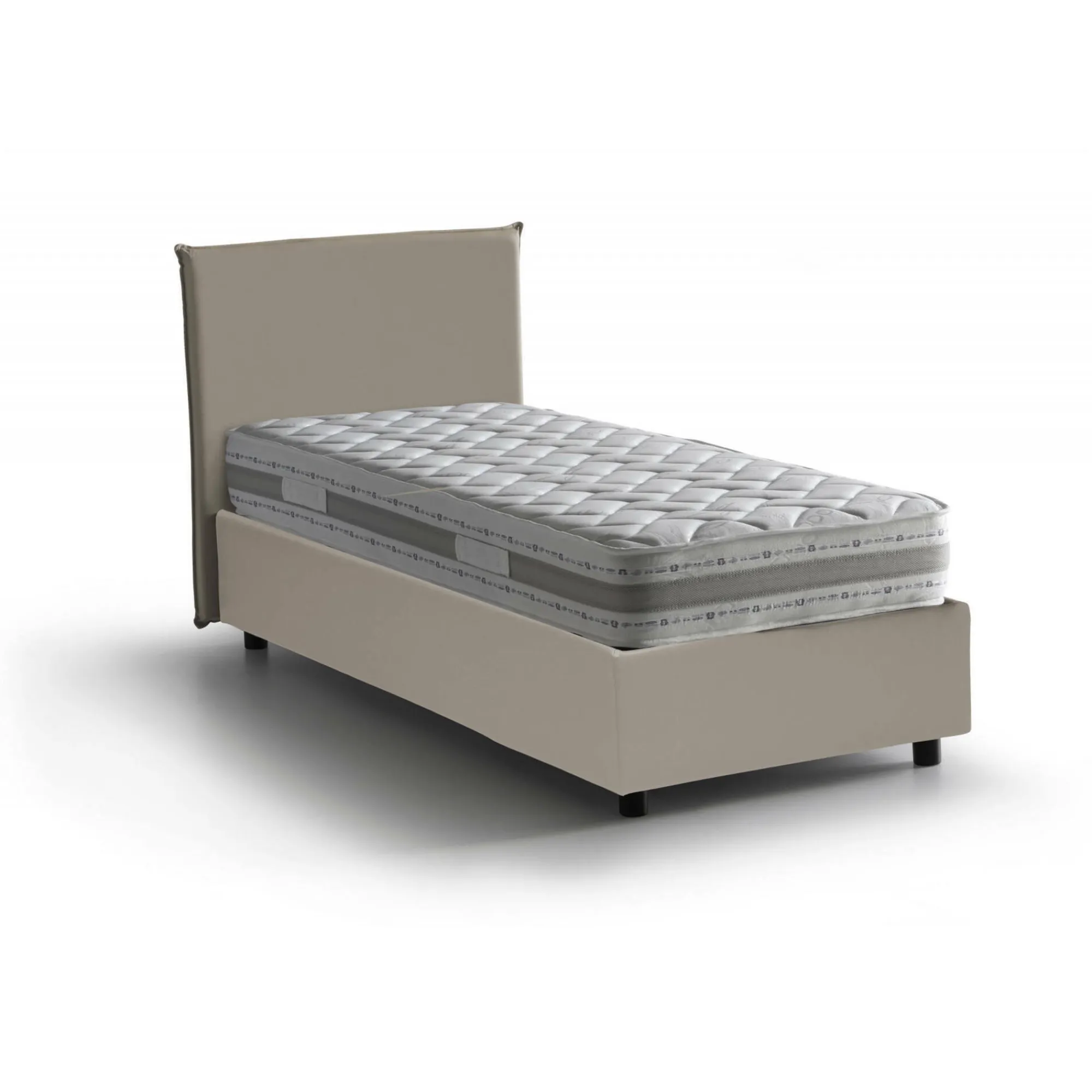 Letto singolo Domnitor, con materasso Cm 80x200 incluso,<Dmora Fashion