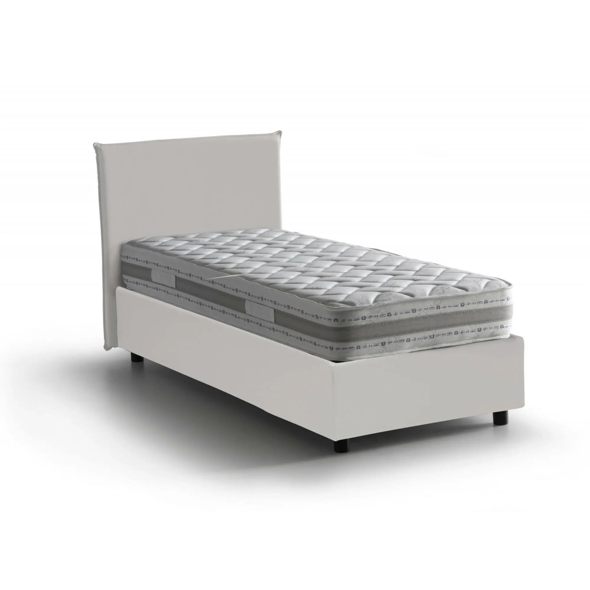 Letto singolo Domnitor, con materasso Cm 80x200 incluso,<Dmora Hot