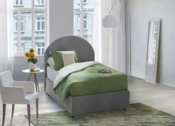 Letto singolo Egle, con materasso Cm 80x190 incluso,<Dmora Best