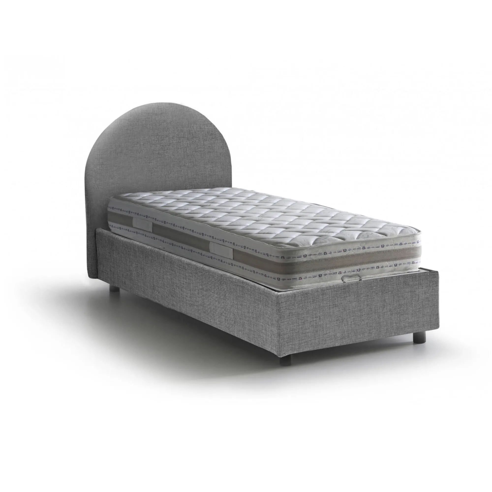 Letto singolo Egle, con materasso Cm 80x190 incluso,<Dmora Best