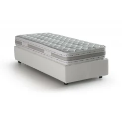 Letto singolo Ermanna, con materasso Cm 80x190 incluso,<Dmora Outlet
