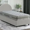 Letto singolo Fedra, adatto per materasso Cm 80x190,<Dmora Discount
