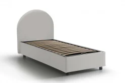 Letto singolo Fedra, adatto per materasso Cm 80x190,<Dmora Discount