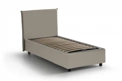 Letto singolo Grecale, adatto per materasso Cm 80x190,<Dmora Cheap