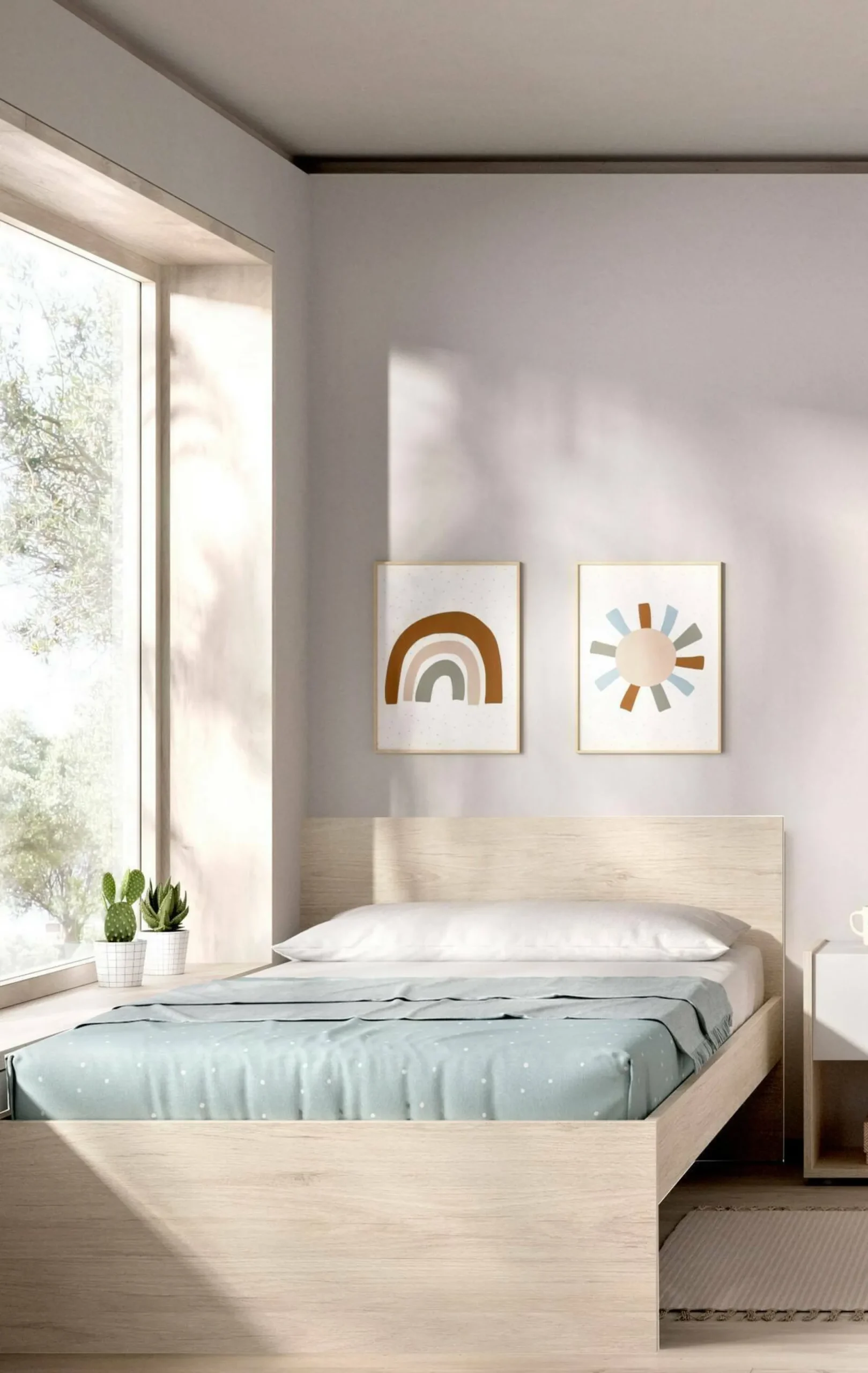 Letto singolo Haikui, 96x195 h67 cm,<Dmora Discount