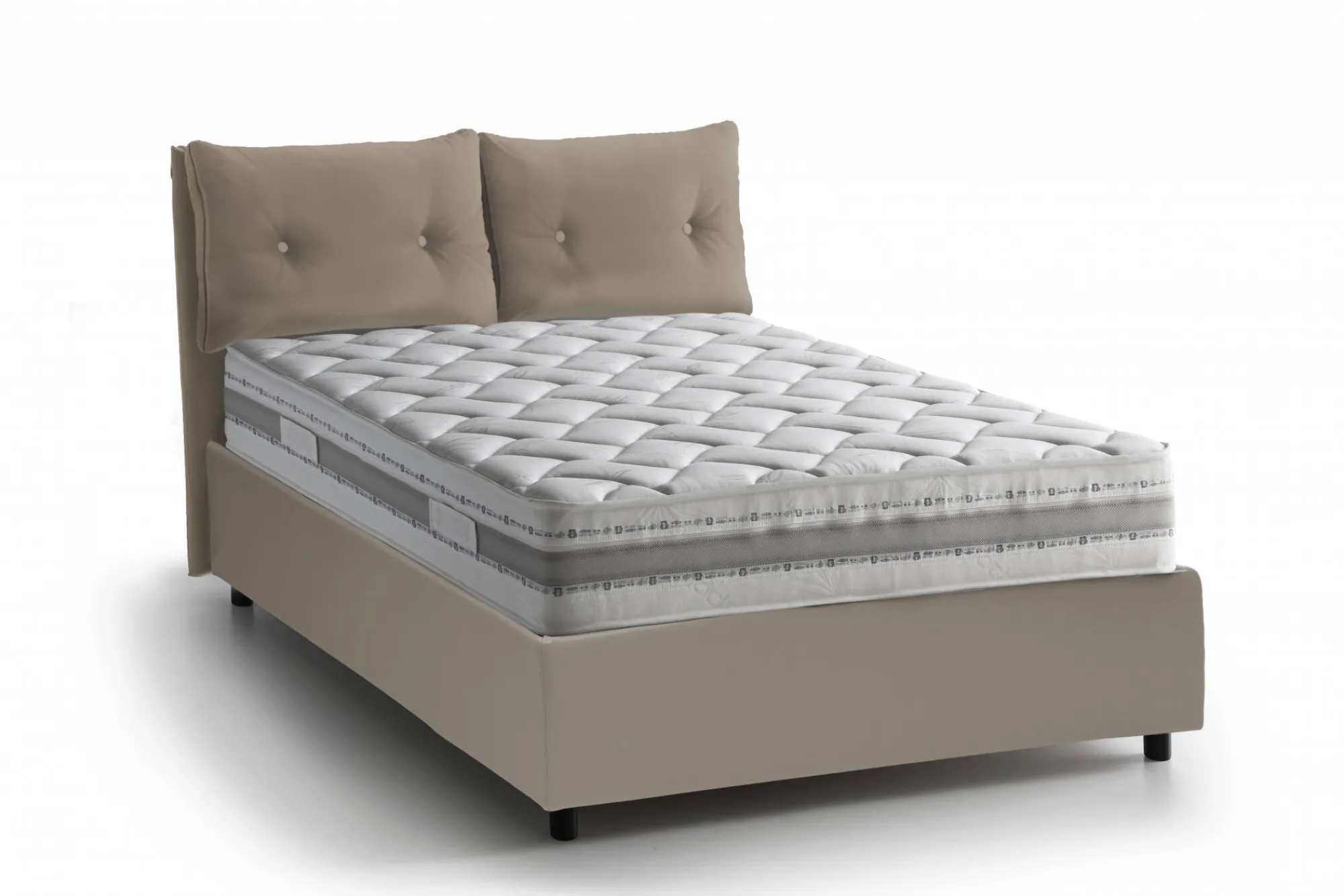 Letto singolo Ildegarda, adatto per materasso Cm 80x190,<Dmora New