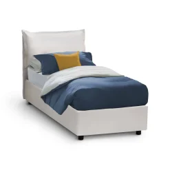 Letto singolo Janet, con materasso Cm 80x190 incluso,<Dmora Flash Sale