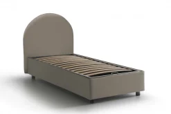Letto singolo Parco, con materasso Cm 80x190 incluso,<Dmora Cheap