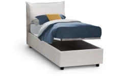 Letto singolo Perpetue, adatto per materasso Cm 80x200,<Dmora Best