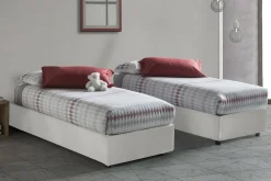 Letto singolo Richilde, con materasso Cm 90x200 incluso,<Dmora Cheap