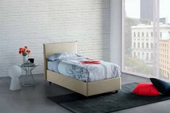 Letto singolo Shana, adatto per materasso Cm 80x200,<Dmora Discount