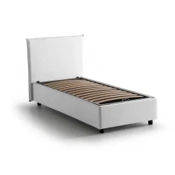 Letto singolo Shana, adatto per materasso Cm 80x200,<Dmora New